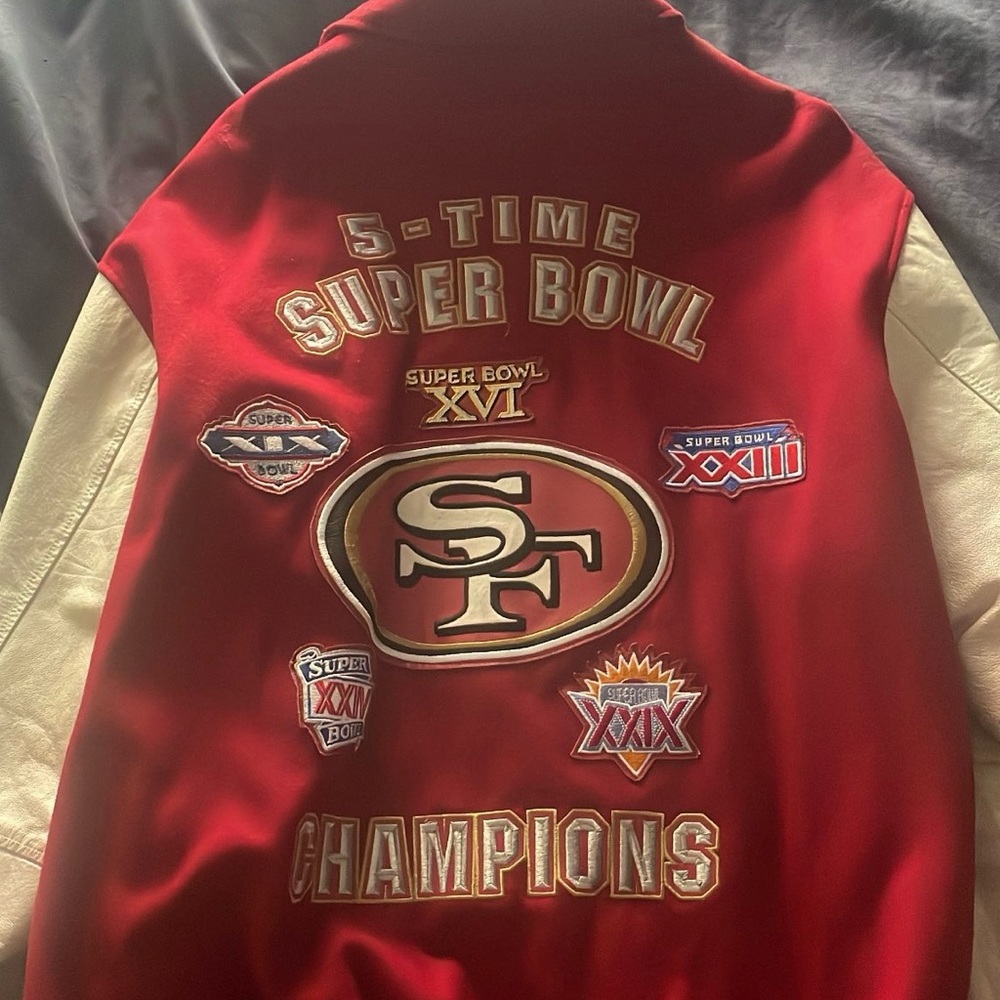 Like New! 49ers Letterman Jacket!